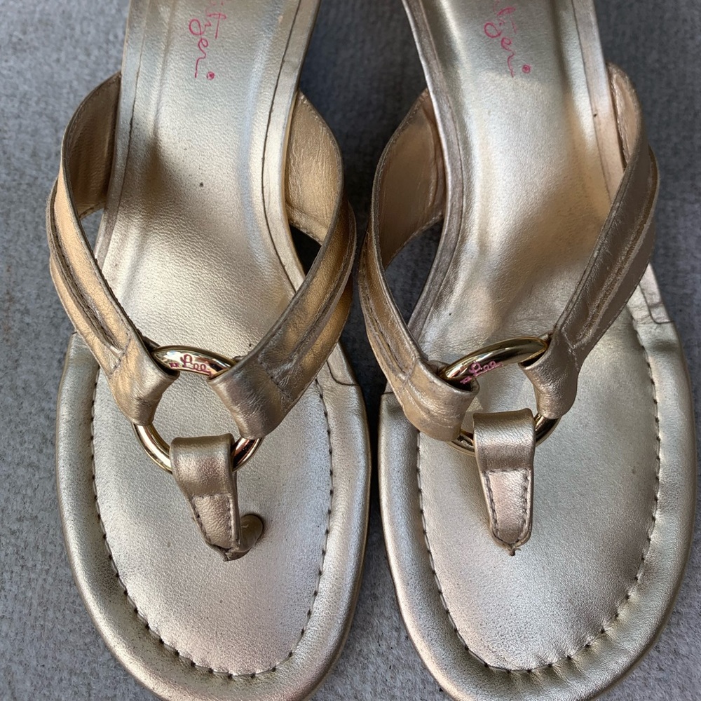 Lily Pulitzer sandal with heel
